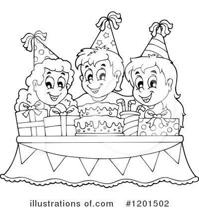 Royalty-Free (RF) Birthday Clipart Illustration by visekart - Stock Sample #1201502