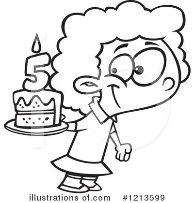 Royalty-Free (RF) Birthday Clipart Illustration by toonaday - Stock Sample #1213599