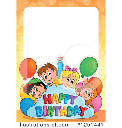 Happy Birthday Clipart #1251441 by visekart