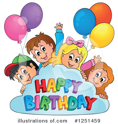 Happy Birthday Clipart #1251459 by visekart