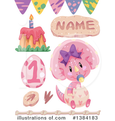 Triceratops Clipart #1384183 by BNP Design Studio