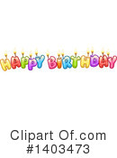 Birthday Clipart #1403473 by Liron Peer