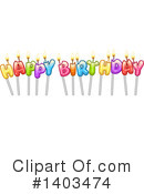 Birthday Clipart #1403474 by Liron Peer