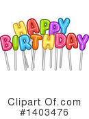 Birthday Clipart #1403476 by Liron Peer