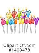 Birthday Clipart #1403478 by Liron Peer