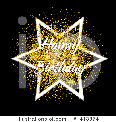 Royalty-Free (RF) Birthday Clipart Illustration by KJ Pargeter - Stock Sample #1413874