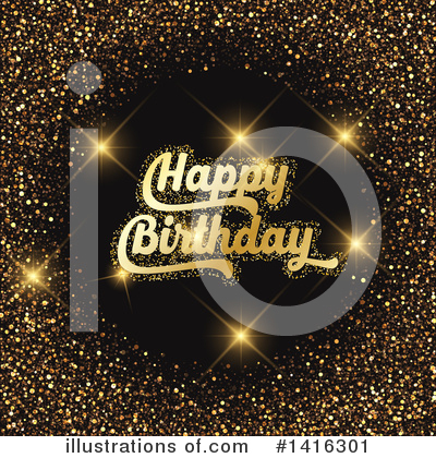 Happy Birthday Clipart #1416301 by KJ Pargeter