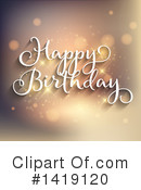 Birthday Clipart #1419120 by KJ Pargeter