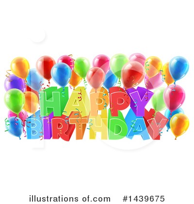 Happy Birthday Clipart #1439675 by AtStockIllustration