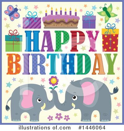 Royalty-Free (RF) Birthday Clipart Illustration by visekart - Stock Sample #1446064