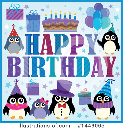 Royalty-Free (RF) Birthday Clipart Illustration by visekart - Stock Sample #1446065