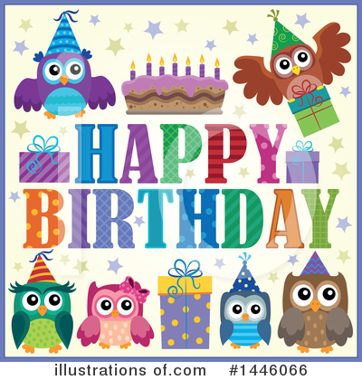Royalty-Free (RF) Birthday Clipart Illustration by visekart - Stock Sample #1446066