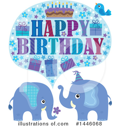 Royalty-Free (RF) Birthday Clipart Illustration by visekart - Stock Sample #1446068