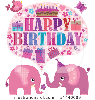 Royalty-Free (RF) Birthday Clipart Illustration by visekart - Stock Sample #1446069