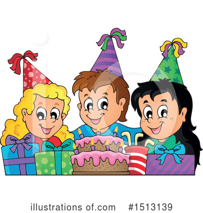 Royalty-Free (RF) Birthday Clipart Illustration by visekart - Stock Sample #1513139