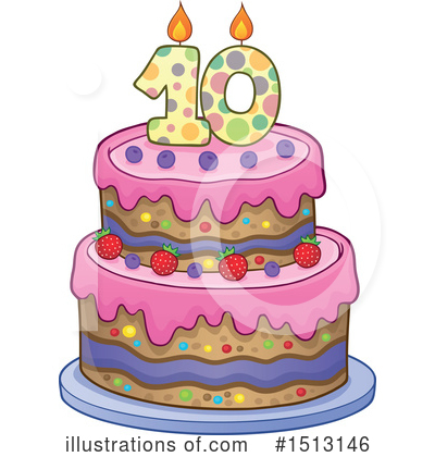 Royalty-Free (RF) Birthday Clipart Illustration by visekart - Stock Sample #1513146