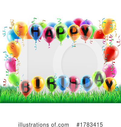 Happy Birthday Clipart #1783415 by AtStockIllustration