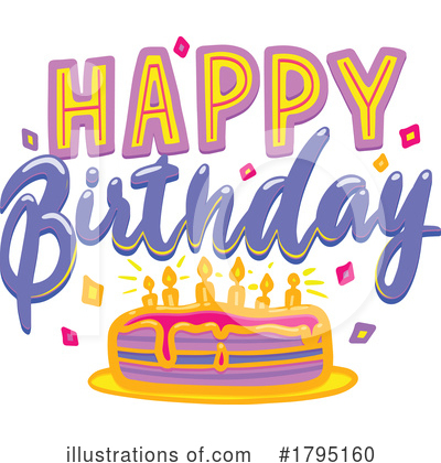 Happy Birthday Clipart #1795160 by Vector Tradition SM