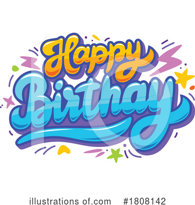Happy Birthday Clipart #1808142 by Vector Tradition SM