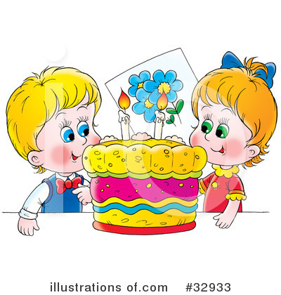 Royalty-Free (RF) Birthday Clipart Illustration by Alex Bannykh - Stock Sample #32933