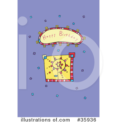 Royalty-Free (RF) Birthday Clipart Illustration by Lisa Arts - Stock Sample #35936
