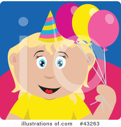 Royalty-Free (RF) Birthday Clipart Illustration by Dennis Holmes Designs - Stock Sample #43263