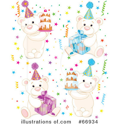 Royalty-Free (RF) Birthday Clipart Illustration by Pushkin - Stock Sample #66934