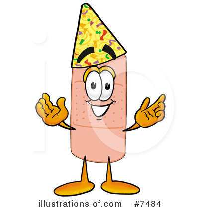 Royalty-Free (RF) Birthday Clipart Illustration by Mascot Junction - Stock Sample #7484