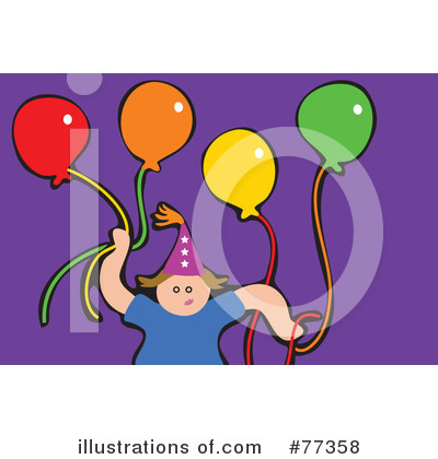 Royalty-Free (RF) Birthday Clipart Illustration by Prawny - Stock Sample #77358