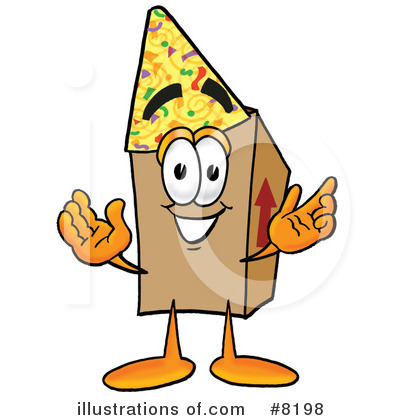 Royalty-Free (RF) Birthday Clipart Illustration by Mascot Junction - Stock Sample #8198
