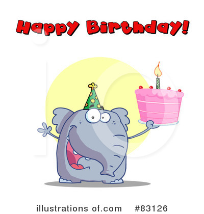 Royalty-Free (RF) Birthday Clipart Illustration by Hit Toon - Stock Sample #83126