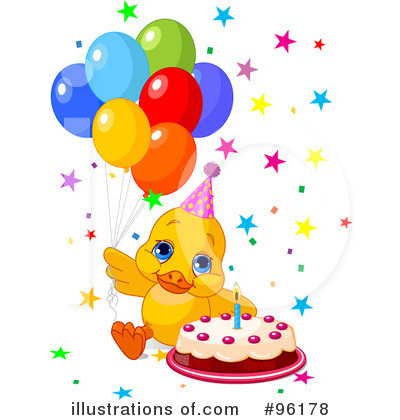 Royalty-Free (RF) Birthday Clipart Illustration by Pushkin - Stock Sample #96178