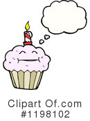 Birthday Cupcake Clipart #1198102 by lineartestpilot