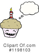 Birthday Cupcake Clipart #1198103 by lineartestpilot