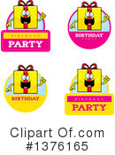 Birthday Gift Character Clipart #1376165 by Cory Thoman