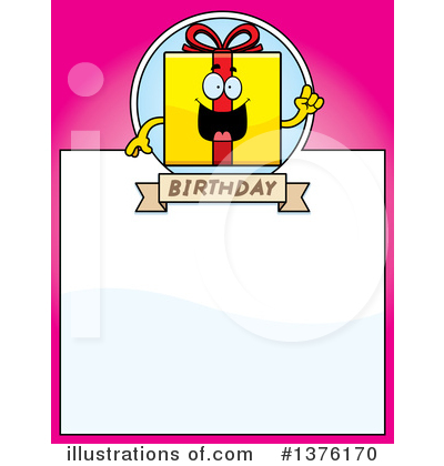 Royalty-Free (RF) Birthday Gift Character Clipart Illustration by Cory Thoman - Stock Sample #1376170