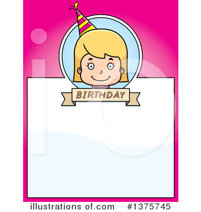Birthday Girl Clipart #1375745 by Cory Thoman