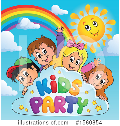 Royalty-Free (RF) Birthday Party Clipart Illustration by visekart - Stock Sample #1560854