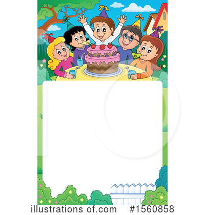 Royalty-Free (RF) Birthday Party Clipart Illustration by visekart - Stock Sample #1560858