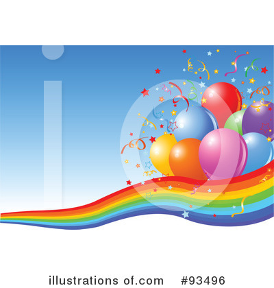 Royalty-Free (RF) Birthday Party Clipart Illustration by Pushkin - Stock Sample #93496