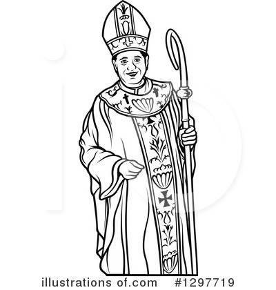 Royalty-Free (RF) Bishop Clipart Illustration by dero - Stock Sample #1297719