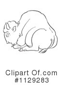 Bison Clipart #1129283 by Picsburg