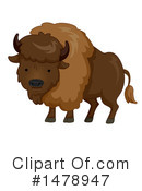 Bison Clipart #1478947 by BNP Design Studio