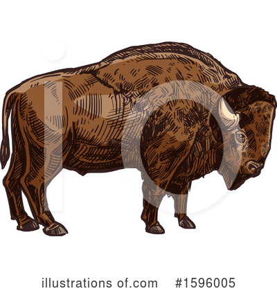 Buffalo Clipart #1596005 by Vector Tradition SM