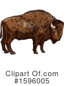 Bison Clipart #1596005 by Vector Tradition SM