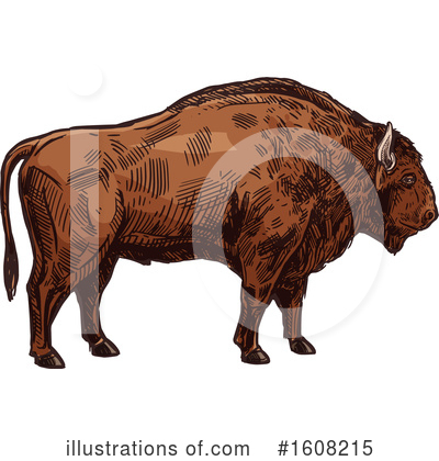 Buffalo Clipart #1608215 by Vector Tradition SM
