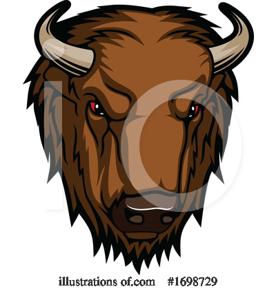 Buffalo Clipart #1698729 by Vector Tradition SM