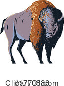 Bison Clipart #1770888 by patrimonio