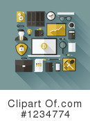 Bitcoin Clipart #1234774 by elena