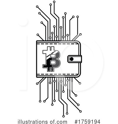 Royalty-Free (RF) Bitcoin Clipart Illustration by Vector Tradition SM - Stock Sample #1759194